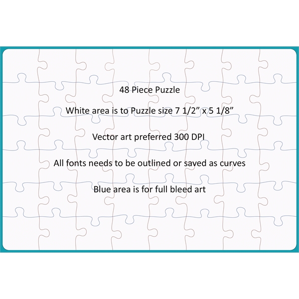 48 Piece Sublimated Full Color Jigsaw Puzzle. Bright and vivid full... from ASI 62635 Inno-Vative Solutions Grp LTD