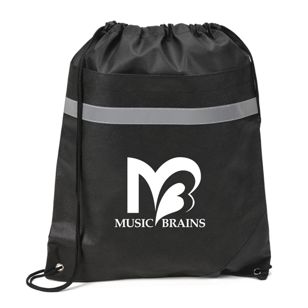 Non-woven, polypropylene, polyester cinch bag.... from ASI 84592 St Regis Group