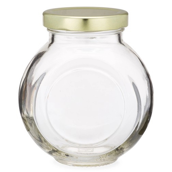 Glass Container with screw lid... from ASI 85620 H M Schmidt Co Inc / Traveling Billboard