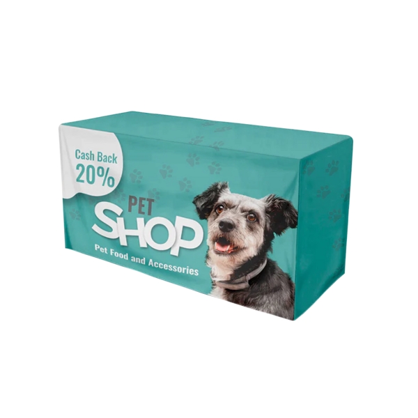 4' fitted table throw with full coverage and full color, dye... from ASI 88060 Snugz/USA Inc / SnugZ USA®