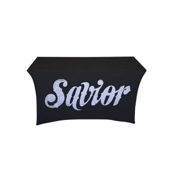 4' table throw made of stretchable polyester-spandex with full-color, dye sublimation... from ASI 88060 Snugz/USA Inc / SnugZ USA®