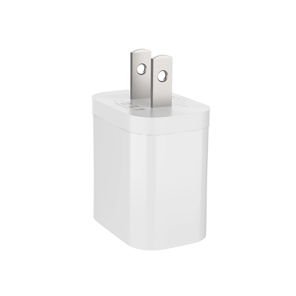 Dual port USB wall plug charger PD 18W + QC3.0 plus... from ASI 37218 Athena Promo (tm)