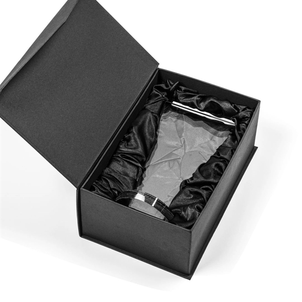 Fabulous Starfire Award with a tapered bottom and bevelled edges... from ASI 84592 St Regis Group / St Regis