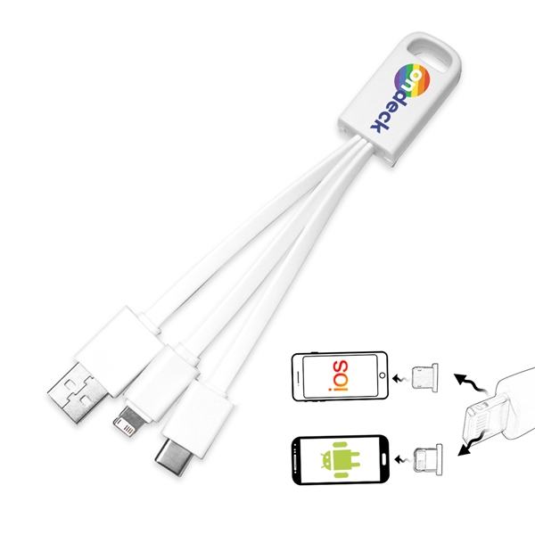 3-in-1 tips compatible with all devices, total 3 cables, one cable... from ASI 90154 Sunjoy Group Inc