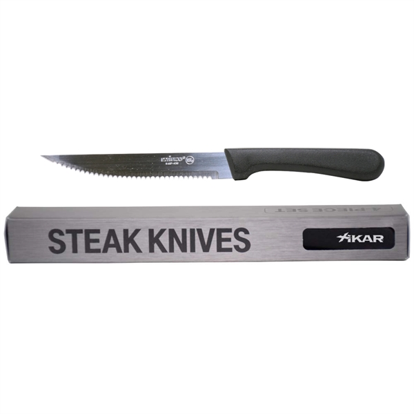 Set of four 8 1/2" steak knives with stainless steel blades... from ASI 38120 Ball Pro / Diversified Quality Kitchenware