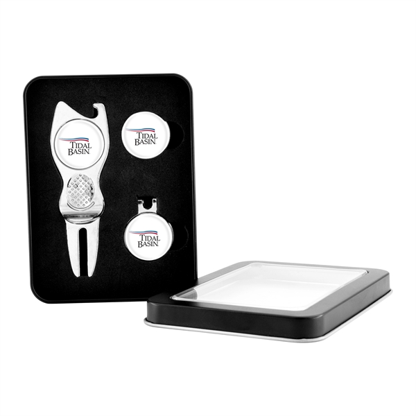 Contour gift set with divot tool hat clip and two ball... from ASI 52263 EMT / EMT EASY