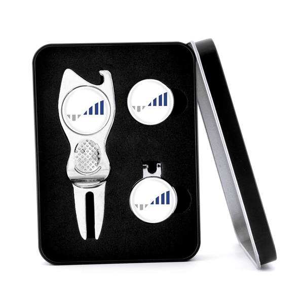 Contour gift set with divot tool hat clip and two ball... from ASI 52263 EMT / EMT EASY