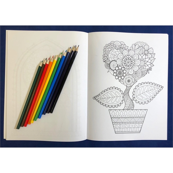 Stress Reliever: Combo Adult Coloring and Puzzle Book - Brighter Minds.... from ASI 45815 Coloring Book Solutions / Coloring Book Solutions™ LivRite