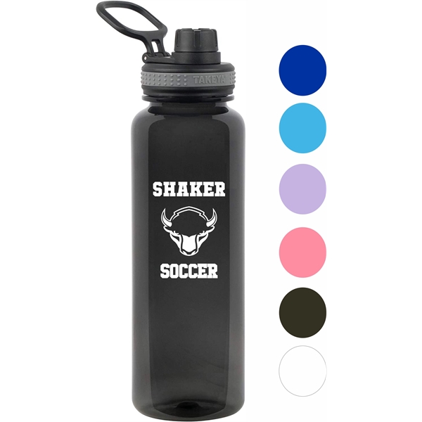TAKEYA Tritan Sports Water Bottle With Spout Lid 40 oz, Leak-proof,... from ASI 72657 Active Life Promo / Apres Ski Active Life