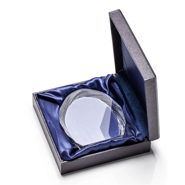 Optical crystal award with molded rope iceberg design.... from ASI 84592 St Regis Group / St Regis