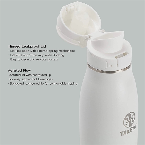 Takeya® Traveler Insulated Leak Proof Mug with Fliplock Lid 17 oz... from ASI 72657 Active Life Promo / Active Life