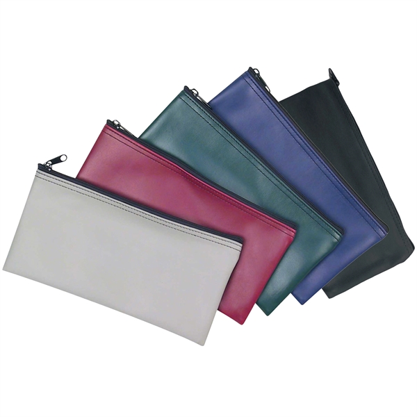 PVC bank pouch that has a zippered main compartment.... from ASI 39820 Opusline (Benmex) / Opus Line