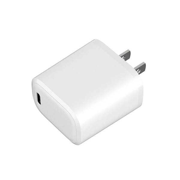 PD 20W type-C wall plug charger plus 1c imprint or laser... from ASI 37218 Athena Promo (tm)