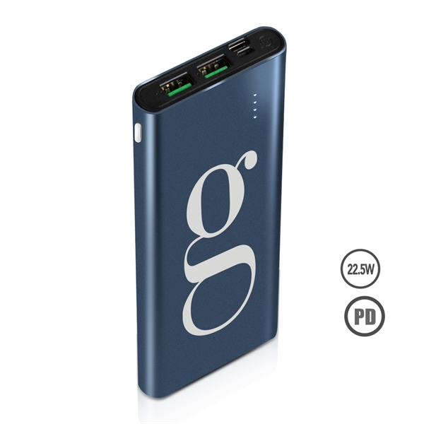 Keswick Sleek Aluminum 10000mAh Power Bank is made of sleek aluminum,... from ASI 90154 Sunjoy Group Inc