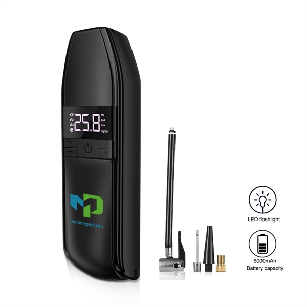 The portable tire inflator has a clear LCD display, high-performance lithium-ion... from ASI 90154 Sunjoy Group Inc