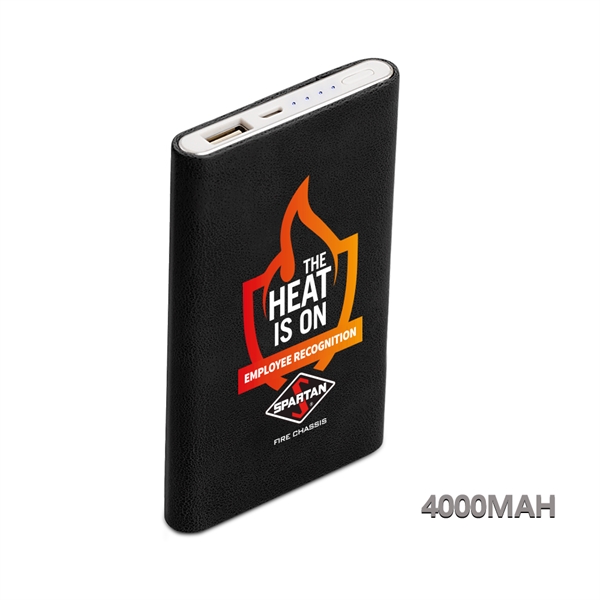 Tanner PU Wrapped Power Bank 4000mAh is a stylish, and slim... from ASI 90154 Sunjoy Group Inc