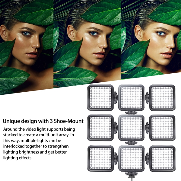 The dimmable light panel has 49 LEDs, and 3 extra cold... from ASI 90154 Sunjoy Group Inc