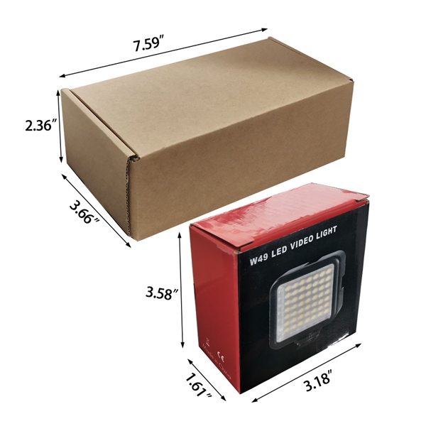 The dimmable light panel has 49 LEDs, and 3 extra cold... from ASI 90154 Sunjoy Group Inc