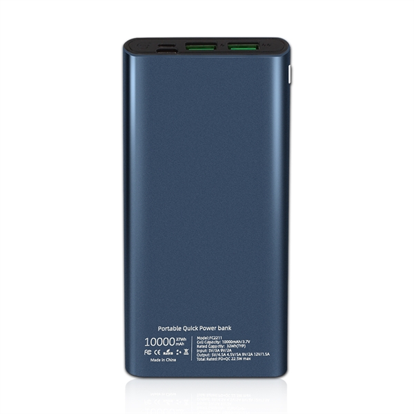 Keswick Sleek Aluminum 10000mAh Power Bank is made of sleek aluminum,... from ASI 90154 Sunjoy Group Inc