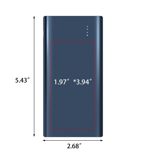 Keswick Sleek Aluminum 10000mAh Power Bank is made of sleek aluminum,... from ASI 90154 Sunjoy Group Inc