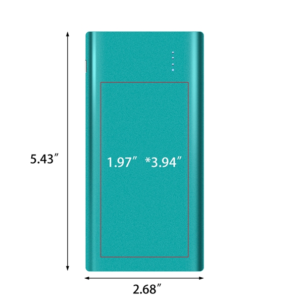 Keswick Sleek Aluminum 10000mAh Power Bank is made of sleek aluminum,... from ASI 90154 Sunjoy Group Inc