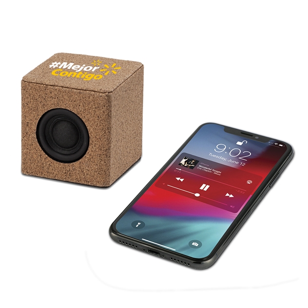 Suber Eco-Friendly Cork Mini Speaker perfect for eco-minded campaigns and brands.... from ASI 90154 Sunjoy Group Inc