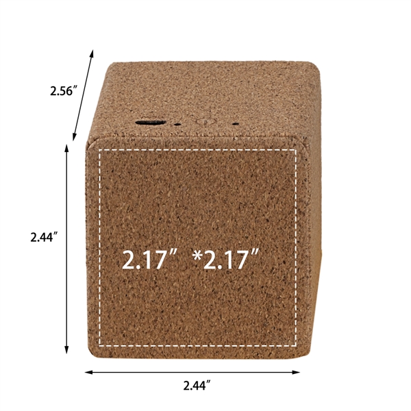 Suber Eco-Friendly Cork Mini Speaker perfect for eco-minded campaigns and brands.... from ASI 90154 Sunjoy Group Inc