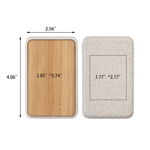 Kern Eco-Friendly 5000mAh Power Bank is engineered with bamboo and wheat... from ASI 90154 Sunjoy Group Inc