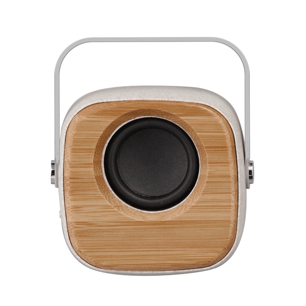 Eco-Friendly Wheat Straw + Bamboo Bluetooth Speaker with Carry handle... from ASI 90154 Sunjoy Group Inc