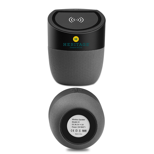 Wireless Charger and Bluetooth speaker comes in a special cylindrical shape... from ASI 90154 Sunjoy Group Inc