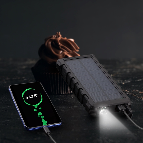 IP67 Waterproof Solar 24000mAh Power Bank is perfect for outdoors. Easily... from ASI 90154 Sunjoy Group Inc
