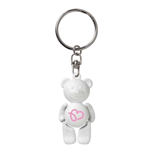 Bear shaped key tag in a variety of colors.... from ASI 62190 Illini