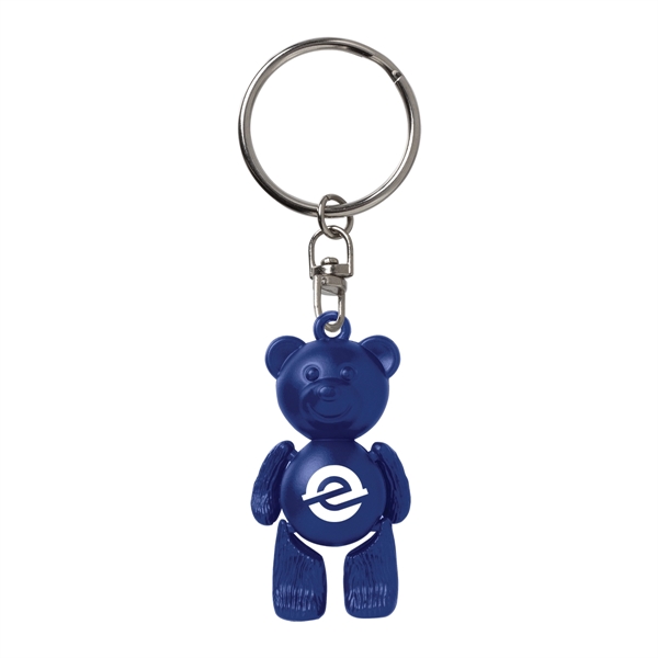 Bear shaped key tag in a variety of colors.... from ASI 62190 Illini