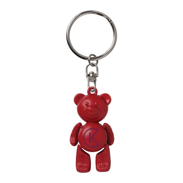 Bear shaped key tag in a variety of colors.... from ASI 62190 Illini