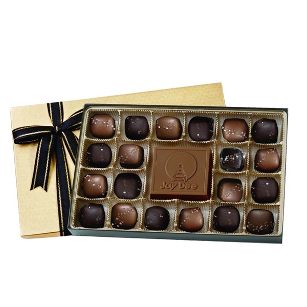 20 Piece Sea Salt Caramel Gift Box... from ASI 44900 NC Custom (CI/Lanco) / Chocolate Inn