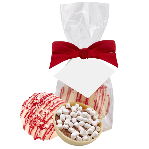 New years Mega hot chocolate bomb mug stuffer - white chocolate... from ASI 71685 Midnite Snax®