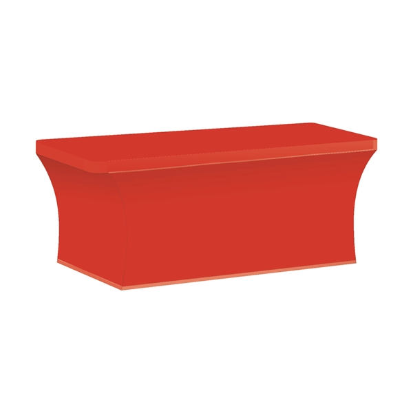 8' elastic polyester, 4-sided table cover that can be customized with... from ASI 90807 Tekweld