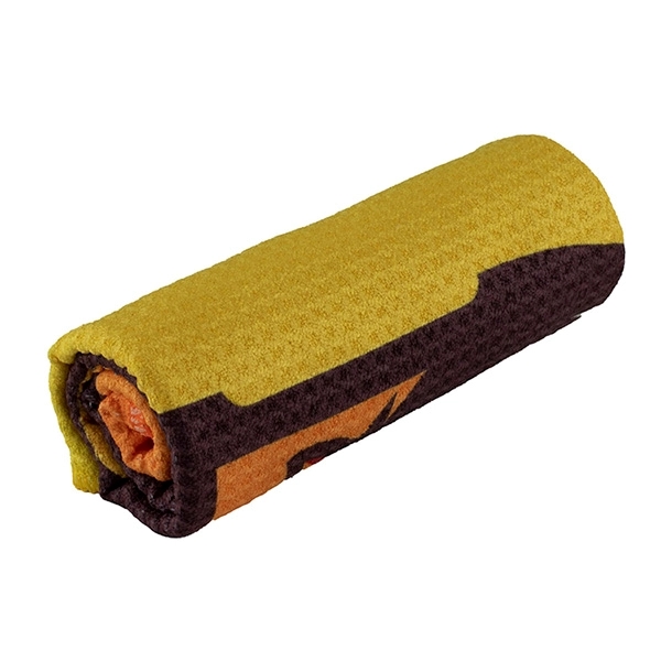 16" x 25" polyester/polyamide waffle weave golf towel with metal clip.... from ASI 62660 Innovation Line