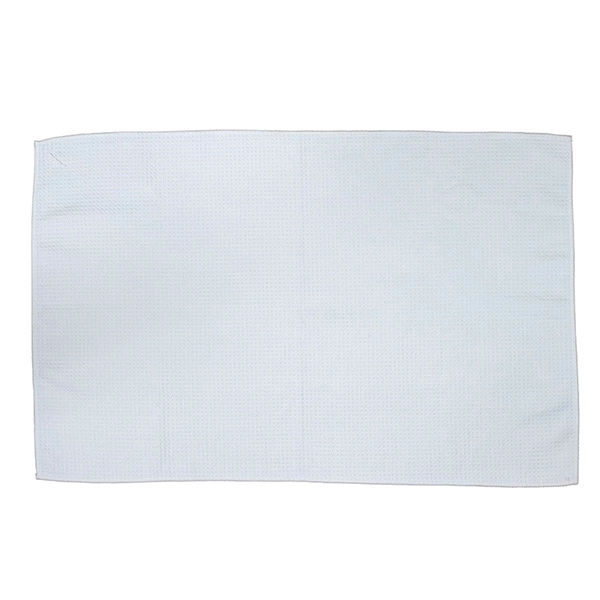 16" x 25" polyester/polyamide waffle weave golf towel with metal clip.... from ASI 62660 Innovation Line