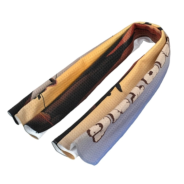 16" x 25" polyester blend sports towel with waffle weave pattern... from ASI 62660 Innovation Line