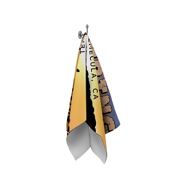 16" x 25" polyester blend sports towel with waffle weave pattern... from ASI 62660 Innovation Line