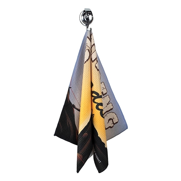 16" x 25" polyester blend sports towel with waffle weave pattern... from ASI 62660 Innovation Line