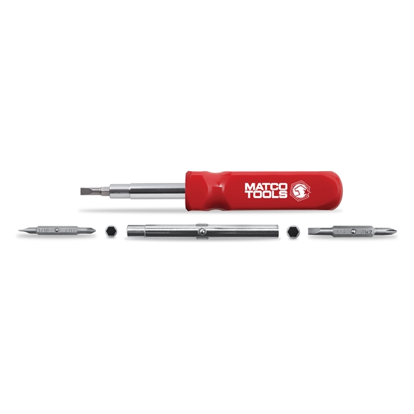 6-in-1 Heavy duty screwdriver, includes two dual-ended bits.... from ASI 34040 Alexander Mfg Co