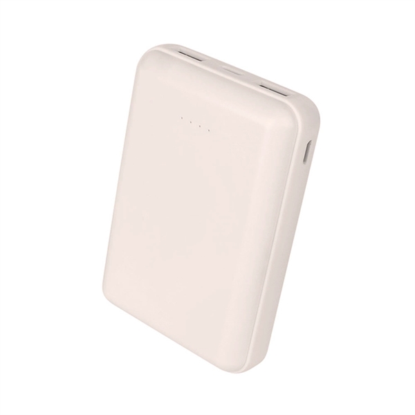 5000 mAh, Eco-friendly casing made of wheat straw, Includes Type-C and... from ASI 63776 KTI Networks Inc