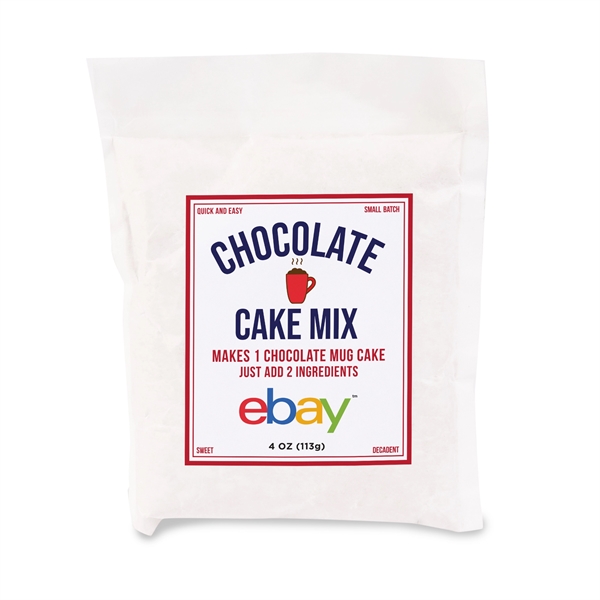 10 oz Ceramic Mug with Chocolate Mug Cake Packet... from ASI 44900 NC Custom (CI/Lanco) / Lanco