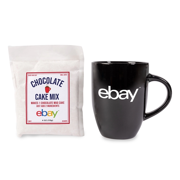 10 oz Ceramic Mug with Chocolate Mug Cake Packet... from ASI 44900 NC Custom (CI/Lanco) / Lanco