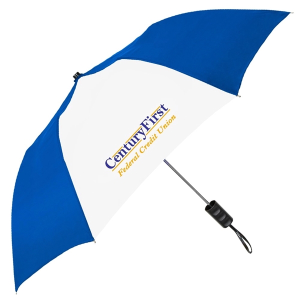 Automatic-opening umbrella that measures 15" when folded. Available in 30 attractive... from ASI 89955 StrombergBrand / Stromberg Brand Stromberg