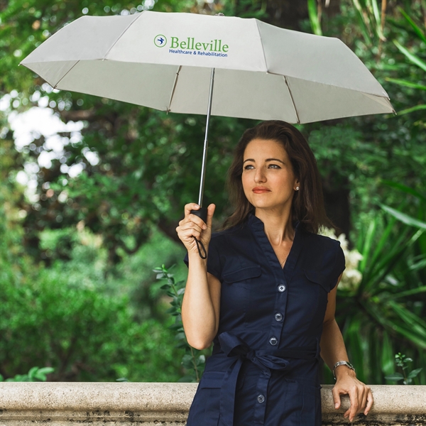 Manual-opening folding umbrella that fits almost anywhere. Measures 9" when closed.... from ASI 89955 StrombergBrand