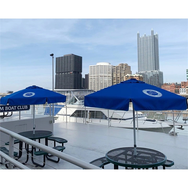 Commercial quality patio umbrella with 7' vented canopy arc.... from ASI 89955 StrombergBrand / Stromberg Brand