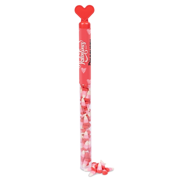 Happy Valentines Candy Tube - Valentines Candy Corn... from ASI 44900 NC Custom (CI/Lanco) / Chocolate Inn
